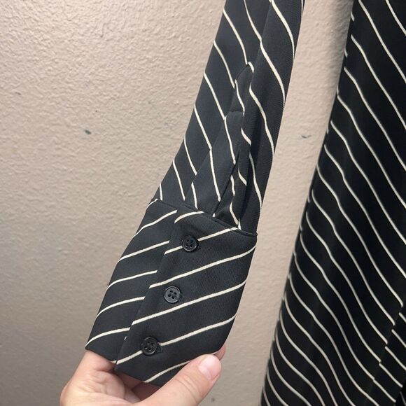 Vintage Express Dress SZ XS Striped Preppy Grunge 90s Y2K Academia Classy - Picture 5 of 8